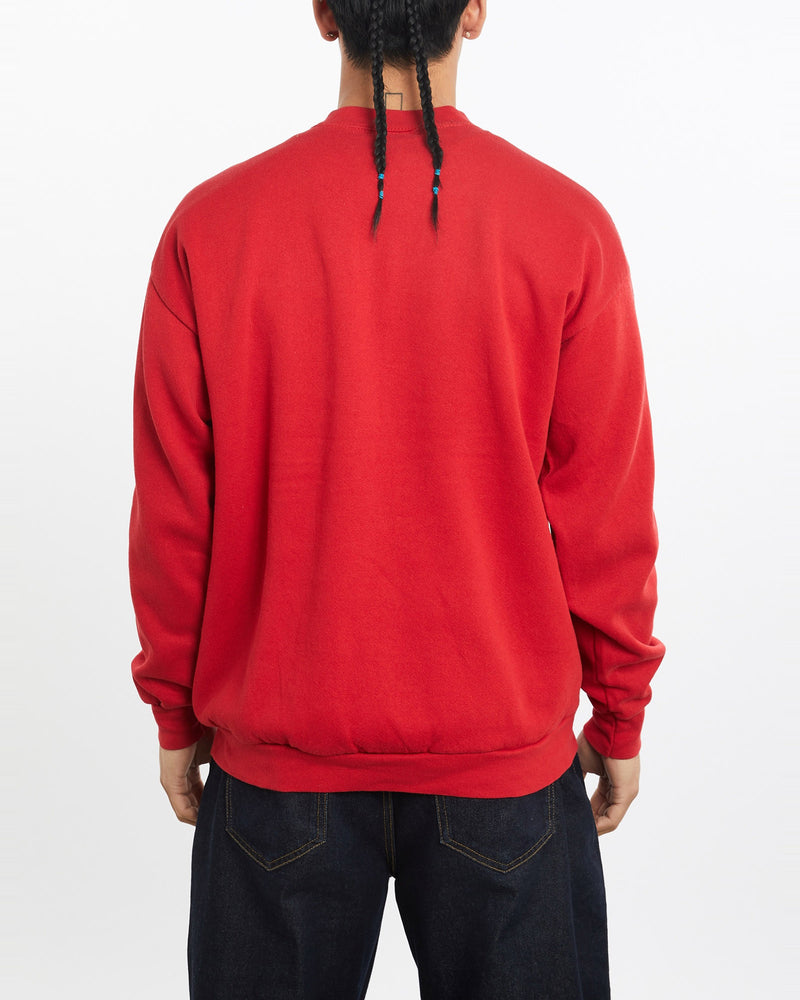 Vintage, 90s, NFL, Kansas, City, Chiefs, Sweatshirt, The Real Deal, size large, colour Red, newtown, sydney, australia, thrift store, opshop, preloved, secondhand, sustainable, retro, antique, 70s, 80s, 90s, 2000s, 00s, fashion, clothing, streetwear, trendy, garment, style, boutique, store, shop, archive, sale, cheap, best, top, Sweats and hoodies