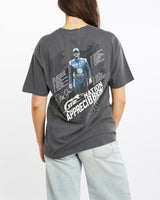 Vintage, Dale, Earnhardt, Jr., NASCAR, Racing, Tee, The Real Deal, size medium, colour Grey, newtown, sydney, australia, thrift store, opshop, preloved, secondhand, sustainable, retro, antique, 70s, 80s, 90s, 2000s, 00s, fashion, clothing, streetwear, trendy, garment, style, boutique, store, shop, archive, sale, cheap, best, top, T-Shirts