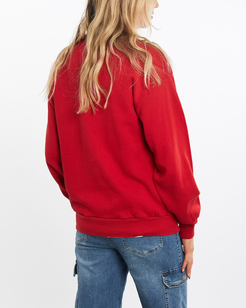 Vintage, 90s, NCAA, University, of, Georgia, Bulldogs, Sweatshirt, The Real Deal, size medium, colour Red, newtown, sydney, australia, thrift store, opshop, preloved, secondhand, sustainable, retro, antique, 70s, 80s, 90s, 2000s, 00s, fashion, clothing, streetwear, trendy, garment, style, boutique, store, shop, archive, sale, cheap, best, top, Sweats and hoodies