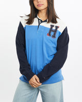 Vintage, Tommy, Hilfiger, Rugby, Shirt, The Real Deal, size double extra small, colour Multicolour, newtown, sydney, australia, thrift store, opshop, preloved, secondhand, sustainable, retro, antique, 70s, 80s, 90s, 2000s, 00s, fashion, clothing, streetwear, trendy, garment, style, boutique, store, shop, archive, sale, cheap, best, top, Shirts