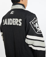 Vintage 90s Starter NFL Los Angeles Raiders Puffer Jacket <br>XL , The Real Deal , newtown, sydney, australia, thrift store, opshop, preloved, secondhand, sustainable, retro, antique, 70s, 80s, 90s, 2000s, 00s, fashion, clothing, streetwear, trendy, garment, style, boutique, store, shop, archive, sale, cheap, best, top