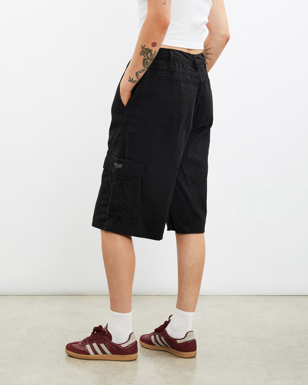 Vintage, Wrangler, Cargo, Shorts, The Real Deal, size 31", colour Black, newtown, sydney, australia, thrift store, opshop, preloved, secondhand, sustainable, retro, antique, 70s, 80s, 90s, 2000s, 00s, fashion, clothing, streetwear, trendy, garment, style, boutique, store, shop, archive, sale, cheap, best, top, Shorts