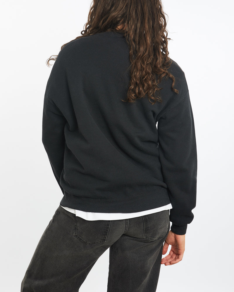 Vintage 1993 Salon Avion De Paris France 'Black Bird' Sweatshirt <br>M , The Real Deal , newtown, sydney, australia, thrift store, opshop, preloved, secondhand, sustainable, retro, antique, 70s, 80s, 90s, 2000s, 00s, fashion, clothing, streetwear, trendy, garment, style, boutique, store, shop, archive, sale, cheap, best, top