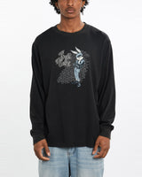 Vintage, 1994, Looney, Tunes, Bugs, Bunny, Long, Sleeve, Tee, The Real Deal, size large, colour Black, newtown, sydney, australia, thrift store, opshop, preloved, secondhand, sustainable, retro, antique, 70s, 80s, 90s, 2000s, 00s, fashion, clothing, streetwear, trendy, garment, style, boutique, store, shop, archive, sale, cheap, best, top, T-Shirts