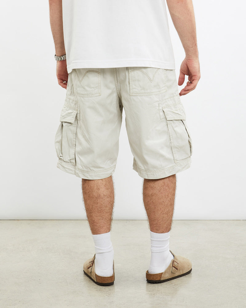Vintage, Levi's, Cargo, Shorts, The Real Deal, size 34", colour Beige, newtown, sydney, australia, thrift store, opshop, preloved, secondhand, sustainable, retro, antique, 70s, 80s, 90s, 2000s, 00s, fashion, clothing, streetwear, trendy, garment, style, boutique, store, shop, archive, sale, cheap, best, top, Shorts