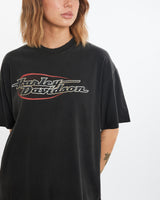 Vintage Harley Davidson Tee <br>M , The Real Deal , newtown, sydney, australia, thrift store, opshop, preloved, secondhand, sustainable, retro, antique, 70s, 80s, 90s, 2000s, 00s, fashion, clothing, streetwear, trendy, garment, style, boutique, store, shop, archive, sale, cheap, best, top