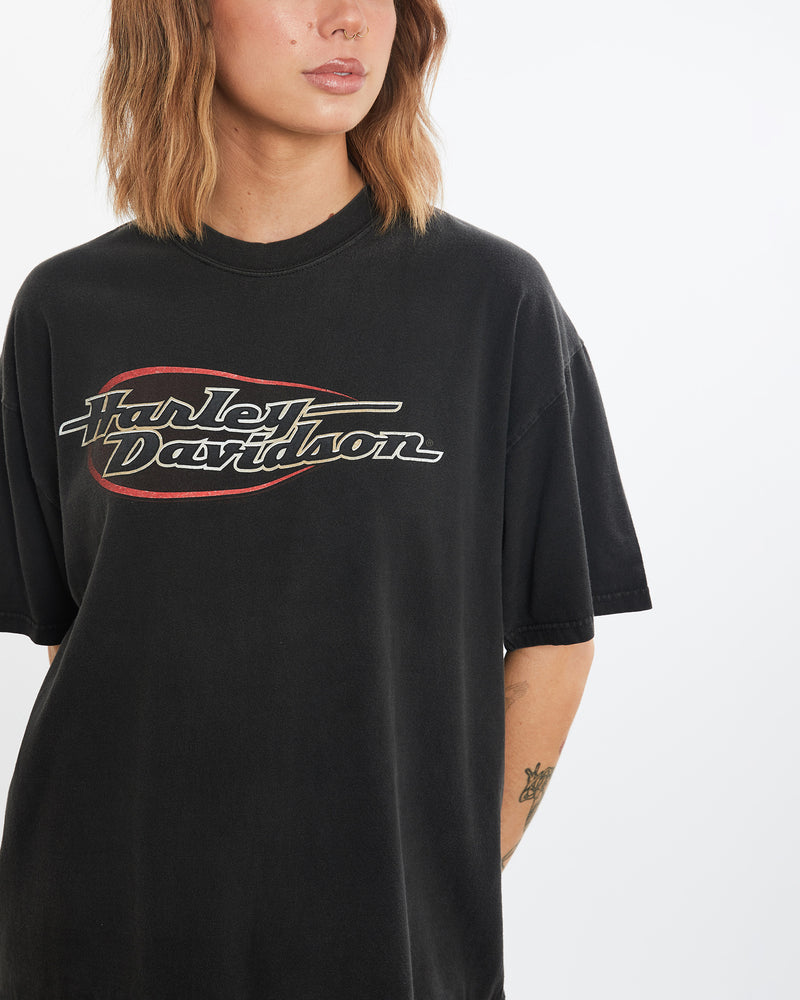 Vintage Harley Davidson Tee <br>M , The Real Deal , newtown, sydney, australia, thrift store, opshop, preloved, secondhand, sustainable, retro, antique, 70s, 80s, 90s, 2000s, 00s, fashion, clothing, streetwear, trendy, garment, style, boutique, store, shop, archive, sale, cheap, best, top