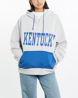 Vintage, 90s, University, of, Kentucky, Hooded, Sweatshirt, The Real Deal, size small, colour Grey, newtown, sydney, australia, thrift store, opshop, preloved, secondhand, sustainable, retro, antique, 70s, 80s, 90s, 2000s, 00s, fashion, clothing, streetwear, trendy, garment, style, boutique, store, shop, archive, sale, cheap, best, top, Sweats and hoodies