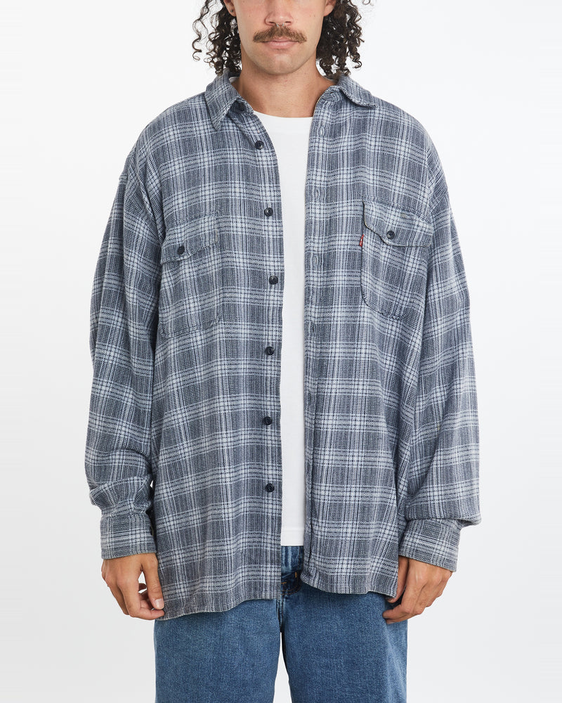 Vintage 90s Levi's Flannelette Button Up Shirt <br>XXXL , The Real Deal , newtown, sydney, australia, thrift store, opshop, preloved, secondhand, sustainable, retro, antique, 70s, 80s, 90s, 2000s, 00s, fashion, clothing, streetwear, trendy, garment, style, boutique, store, shop, archive, sale, cheap, best, top