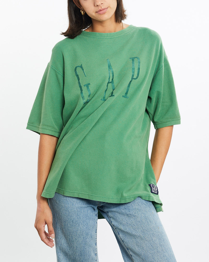Vintage, 90s, GAP, Tee, The Real Deal, size large, colour Green, newtown, sydney, australia, thrift store, opshop, preloved, secondhand, sustainable, retro, antique, 70s, 80s, 90s, 2000s, 00s, fashion, clothing, streetwear, trendy, garment, style, boutique, store, shop, archive, sale, cheap, best, top, T-Shirts