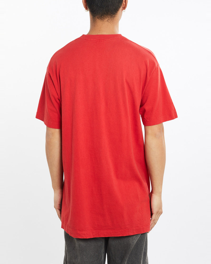 Vintage, 1994, NCAA, Wisconsin, Badgers, Rose, Bowl, Tall, Tee, The Real Deal, size large, colour Red, newtown, sydney, australia, thrift store, opshop, preloved, secondhand, sustainable, retro, antique, 70s, 80s, 90s, 2000s, 00s, fashion, clothing, streetwear, trendy, garment, style, boutique, store, shop, archive, sale, cheap, best, top, T-Shirts