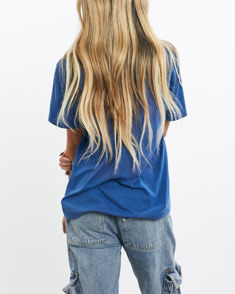 Vintage, 80s, Panasonic, Tech, Tee, The Real Deal, size extra small, colour Blue, newtown, sydney, australia, thrift store, opshop, preloved, secondhand, sustainable, retro, antique, 70s, 80s, 90s, 2000s, 00s, fashion, clothing, streetwear, trendy, garment, style, boutique, store, shop, archive, sale, cheap, best, top, T-Shirts