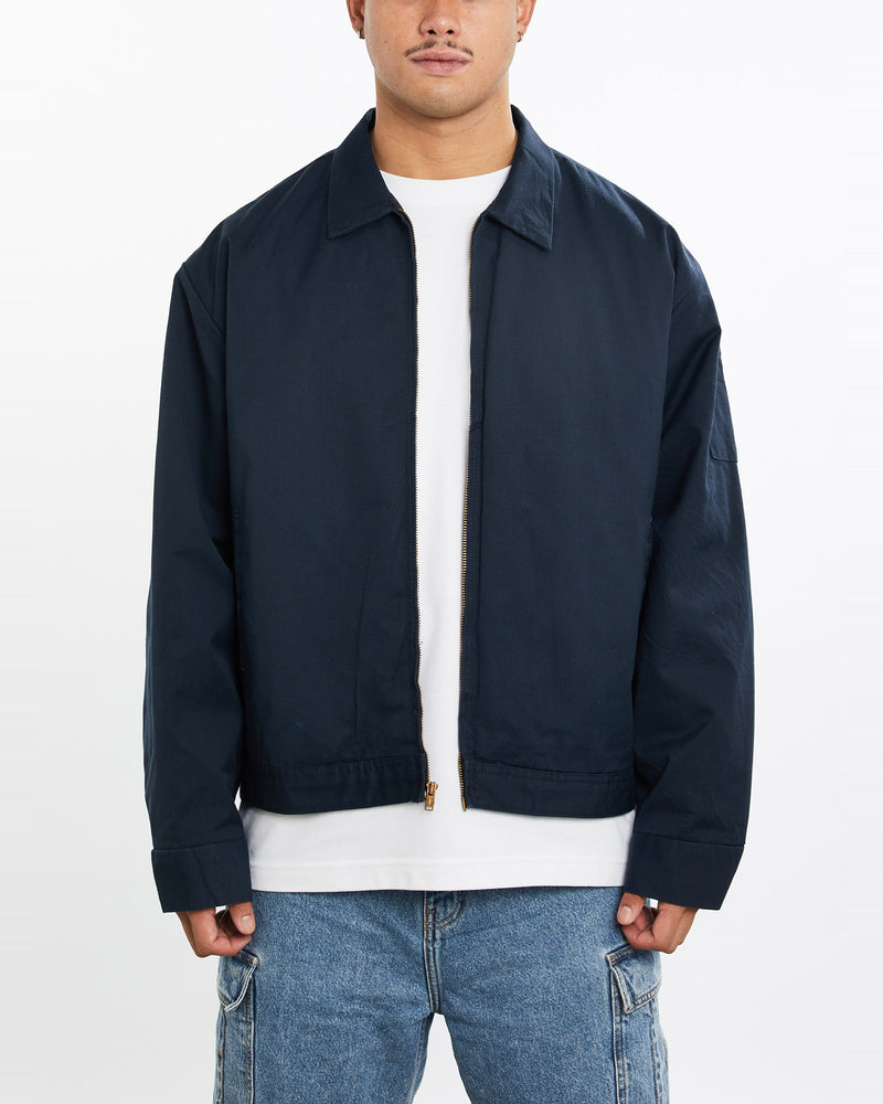 Vintage, Mechanic, Jacket, The Real Deal, size extra large, colour Blue, newtown, sydney, australia, thrift store, opshop, preloved, secondhand, sustainable, retro, antique, 70s, 80s, 90s, 2000s, 00s, fashion, clothing, streetwear, trendy, garment, style, boutique, store, shop, archive, sale, cheap, best, top, Jackets