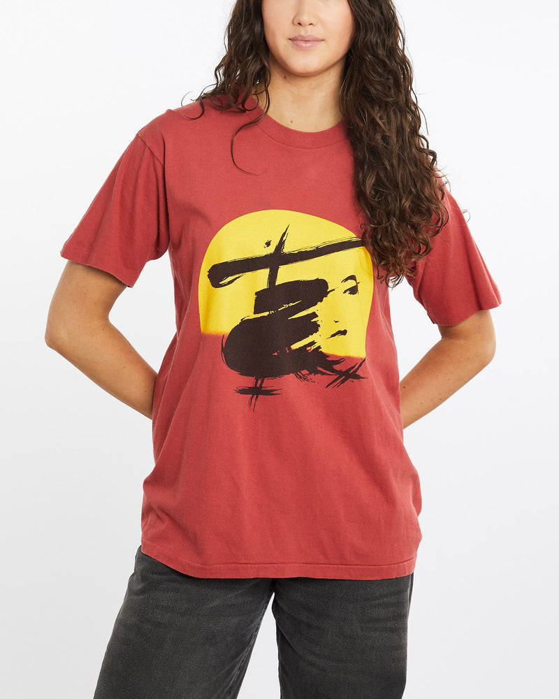 Vintage, 90s, Miss, Saigon, Musical, Tee, The Real Deal, size medium, colour Red, newtown, sydney, australia, thrift store, opshop, preloved, secondhand, sustainable, retro, antique, 70s, 80s, 90s, 2000s, 00s, fashion, clothing, streetwear, trendy, garment, style, boutique, store, shop, archive, sale, cheap, best, top, T-Shirts