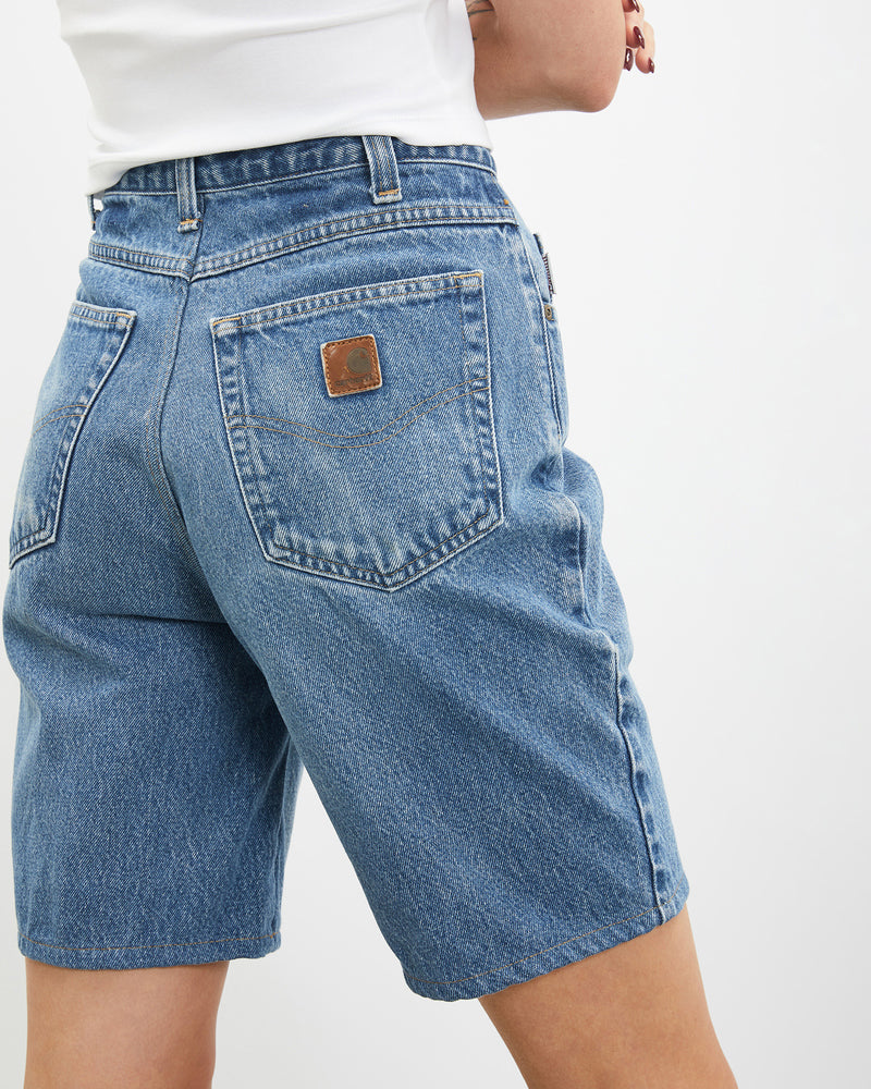 Vintage Carhartt Denim Shorts <br>27" , The Real Deal , newtown, sydney, australia, thrift store, opshop, preloved, secondhand, sustainable, retro, antique, 70s, 80s, 90s, 2000s, 00s, fashion, clothing, streetwear, trendy, garment, style, boutique, store, shop, archive, sale, cheap, best, top