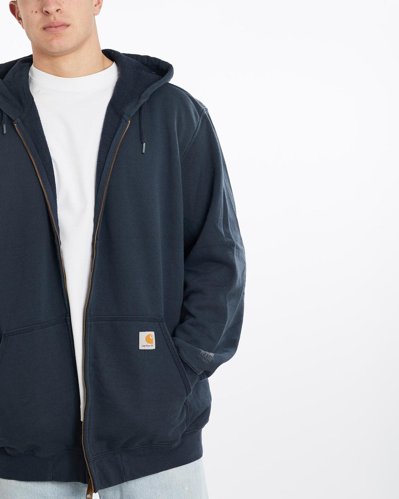Vintage, Carhartt, Hooded, Sweatshirt, The Real Deal, size XXXL, colour Navy, newtown, sydney, australia, thrift store, opshop, preloved, secondhand, sustainable, retro, antique, 70s, 80s, 90s, 2000s, 00s, fashion, clothing, streetwear, trendy, garment, style, boutique, store, shop, archive, sale, cheap, best, top, Sweats and hoodies