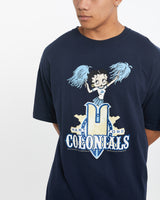 Vintage Betty Boop Hartford Colonials Football Tee <br>XL , The Real Deal , newtown, sydney, australia, thrift store, opshop, preloved, secondhand, sustainable, retro, antique, 70s, 80s, 90s, 2000s, 00s, fashion, clothing, streetwear, trendy, garment, style, boutique, store, shop, archive, sale, cheap, best, top