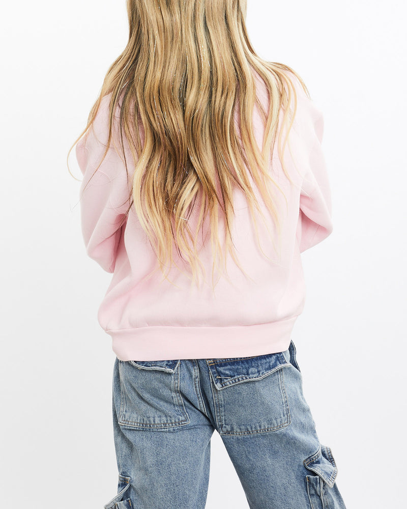 Vintage, 90s, Canadian, Wild, Life, Federation, Sweatshirt, The Real Deal, size extra small, colour Pink, newtown, sydney, australia, thrift store, opshop, preloved, secondhand, sustainable, retro, antique, 70s, 80s, 90s, 2000s, 00s, fashion, clothing, streetwear, trendy, garment, style, boutique, store, shop, archive, sale, cheap, best, top, Sweats and hoodies