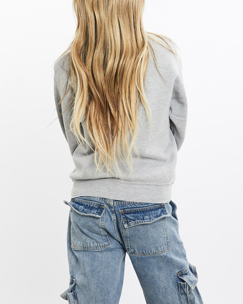 Vintage, NFL, Philadelphia, Eagles, Sweatshirt, The Real Deal, size extra small, colour Grey, newtown, sydney, australia, thrift store, opshop, preloved, secondhand, sustainable, retro, antique, 70s, 80s, 90s, 2000s, 00s, fashion, clothing, streetwear, trendy, garment, style, boutique, store, shop, archive, sale, cheap, best, top, Sweats and hoodies