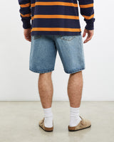 Vintage, Wrangler, Denim, Shorts, The Real Deal, size 33", colour Blue, newtown, sydney, australia, thrift store, opshop, preloved, secondhand, sustainable, retro, antique, 70s, 80s, 90s, 2000s, 00s, fashion, clothing, streetwear, trendy, garment, style, boutique, store, shop, archive, sale, cheap, best, top, Shorts