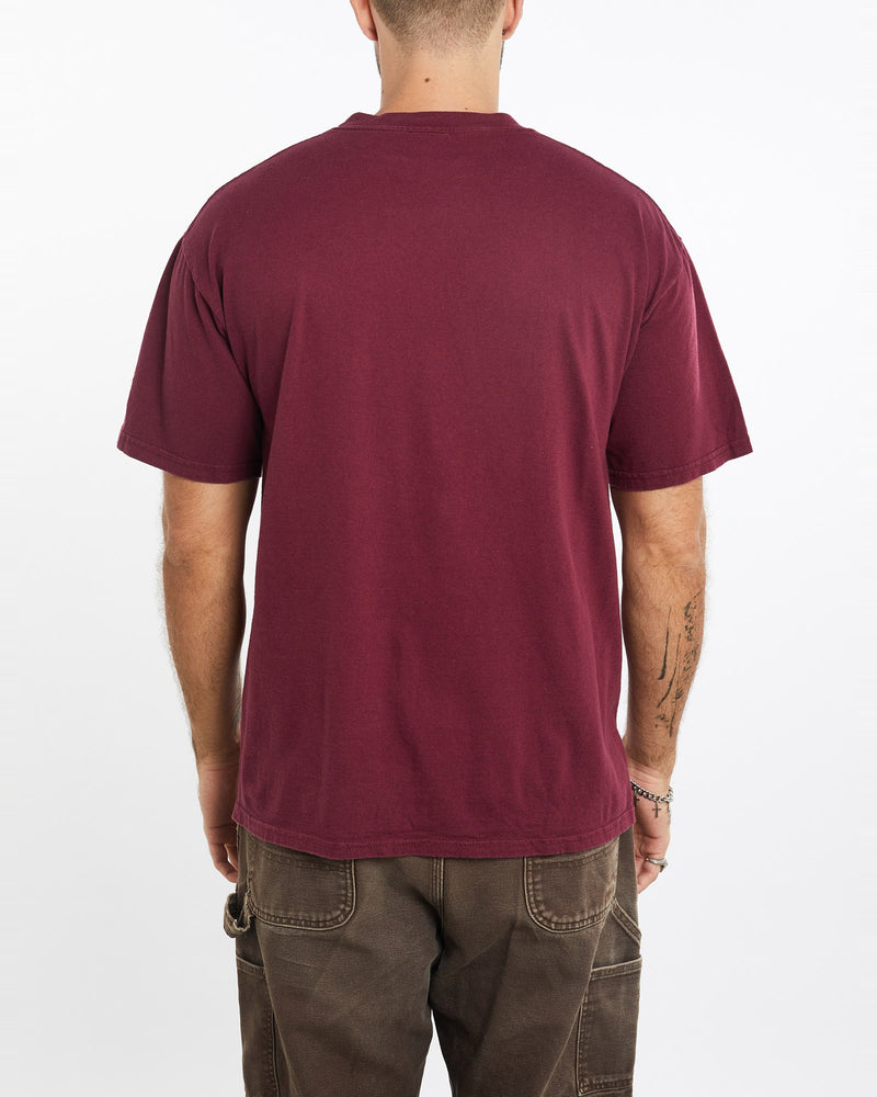 Vintage, Snoopy, Christmas, Cartoon, Tee, The Real Deal, size extra large, colour Burgundy, newtown, sydney, australia, thrift store, opshop, preloved, secondhand, sustainable, retro, antique, 70s, 80s, 90s, 2000s, 00s, fashion, clothing, streetwear, trendy, garment, style, boutique, store, shop, archive, sale, cheap, best, top, T-Shirts