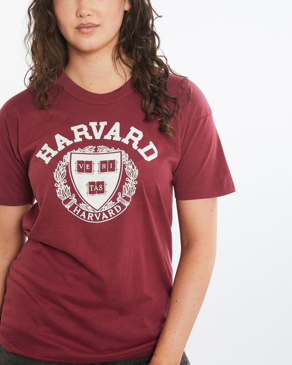 Vintage 80s Harvard University Tee <br>M , The Real Deal , newtown, sydney, australia, thrift store, opshop, preloved, secondhand, sustainable, retro, antique, 70s, 80s, 90s, 2000s, 00s, fashion, clothing, streetwear, trendy, garment, style, boutique, store, shop, archive, sale, cheap, best, top