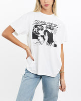 Vintage, Sonic, Youth, Music, Tee, The Real Deal, size extra small, colour White, newtown, sydney, australia, thrift store, opshop, preloved, secondhand, sustainable, retro, antique, 70s, 80s, 90s, 2000s, 00s, fashion, clothing, streetwear, trendy, garment, style, boutique, store, shop, archive, sale, cheap, best, top, T-Shirts