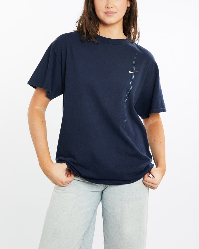 Vintage, 90s, Nike, Tee, The Real Deal, size medium, colour Blue, newtown, sydney, australia, thrift store, opshop, preloved, secondhand, sustainable, retro, antique, 70s, 80s, 90s, 2000s, 00s, fashion, clothing, streetwear, trendy, garment, style, boutique, store, shop, archive, sale, cheap, best, top, T-Shirts
