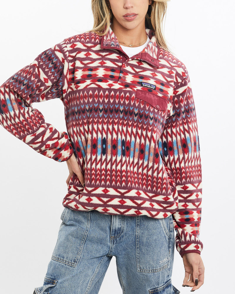 Vintage, Patagonia, Fleece, Sweatshirt, The Real Deal, size extra small, colour Multicolour, newtown, sydney, australia, thrift store, opshop, preloved, secondhand, sustainable, retro, antique, 70s, 80s, 90s, 2000s, 00s, fashion, clothing, streetwear, trendy, garment, style, boutique, store, shop, archive, sale, cheap, best, top, Sweats and hoodies