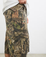 Vintage, Mossy, Oak, Realtree, Camo, Cargo, Shorts, The Real Deal, size 32", colour Green, newtown, sydney, australia, thrift store, opshop, preloved, secondhand, sustainable, retro, antique, 70s, 80s, 90s, 2000s, 00s, fashion, clothing, streetwear, trendy, garment, style, boutique, store, shop, archive, sale, cheap, best, top, Shorts