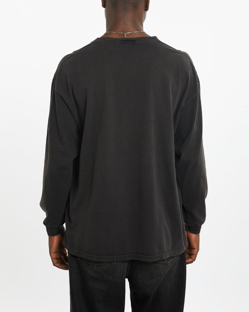 Vintage NASCAR Racing Long Sleeve Tee <br>L , The Real Deal , newtown, sydney, australia, thrift store, opshop, preloved, secondhand, sustainable, retro, antique, 70s, 80s, 90s, 2000s, 00s, fashion, clothing, streetwear, trendy, garment, style, boutique, store, shop, archive, sale, cheap, best, top