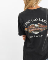 Vintage, Harley, Davidson, Tee, The Real Deal, size small, colour Black, newtown, sydney, australia, thrift store, opshop, preloved, secondhand, sustainable, retro, antique, 70s, 80s, 90s, 2000s, 00s, fashion, clothing, streetwear, trendy, garment, style, boutique, store, shop, archive, sale, cheap, best, top, T-Shirts