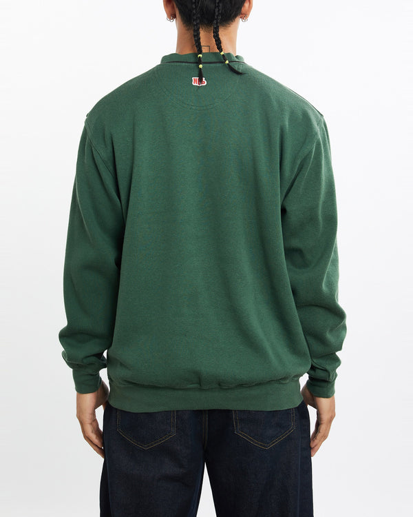 Vintage, NFL, New, York, Jets, Sweatshirt, The Real Deal, size large, colour Green, newtown, sydney, australia, thrift store, opshop, preloved, secondhand, sustainable, retro, antique, 70s, 80s, 90s, 2000s, 00s, fashion, clothing, streetwear, trendy, garment, style, boutique, store, shop, archive, sale, cheap, best, top, Sweats and hoodies