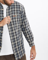 Vintage, 90s, Carhartt, Button, Up, Shirt, The Real Deal, size extra large, colour Blue, newtown, sydney, australia, thrift store, opshop, preloved, secondhand, sustainable, retro, antique, 70s, 80s, 90s, 2000s, 00s, fashion, clothing, streetwear, trendy, garment, style, boutique, store, shop, archive, sale, cheap, best, top, Shirts