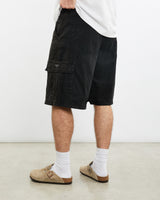 Vintage, Wrangler, Cargo, Shorts, The Real Deal, size 32", colour Black, newtown, sydney, australia, thrift store, opshop, preloved, secondhand, sustainable, retro, antique, 70s, 80s, 90s, 2000s, 00s, fashion, clothing, streetwear, trendy, garment, style, boutique, store, shop, archive, sale, cheap, best, top, Shorts