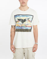 Vintage, 1993, Conservation, International, Whale, Wildlife, Tee, The Real Deal, size large, colour White, newtown, sydney, australia, thrift store, opshop, preloved, secondhand, sustainable, retro, antique, 70s, 80s, 90s, 2000s, 00s, fashion, clothing, streetwear, trendy, garment, style, boutique, store, shop, archive, sale, cheap, best, top, T-Shirts