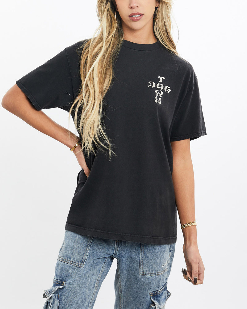 Dogtown, Skate, Tee, The Real Deal, size extra small, colour Black, newtown, sydney, australia, thrift store, opshop, preloved, secondhand, sustainable, retro, antique, 70s, 80s, 90s, 2000s, 00s, fashion, clothing, streetwear, trendy, garment, style, boutique, store, shop, archive, sale, cheap, best, top, T-Shirts