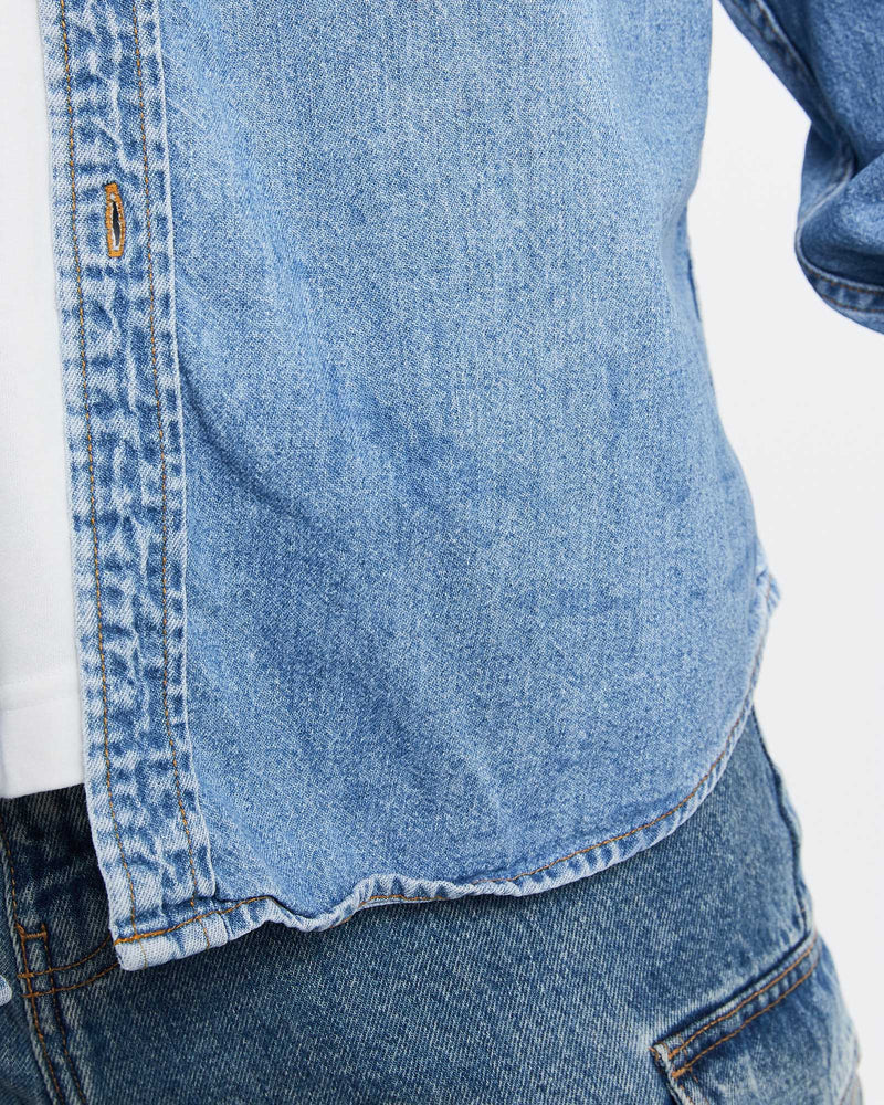 Vintage 90s Levi's Denim Button Up Shirt <br>XL , The Real Deal , newtown, sydney, australia, thrift store, opshop, preloved, secondhand, sustainable, retro, antique, 70s, 80s, 90s, 2000s, 00s, fashion, clothing, streetwear, trendy, garment, style, boutique, store, shop, archive, sale, cheap, best, top