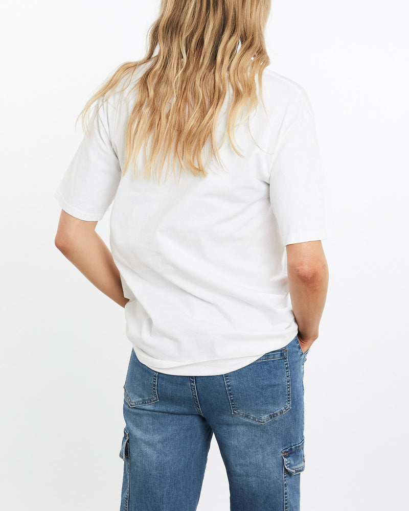 Vintage, Hard, Rock, Cafe, Tee, The Real Deal, size medium, colour White, newtown, sydney, australia, thrift store, opshop, preloved, secondhand, sustainable, retro, antique, 70s, 80s, 90s, 2000s, 00s, fashion, clothing, streetwear, trendy, garment, style, boutique, store, shop, archive, sale, cheap, best, top, T-Shirts