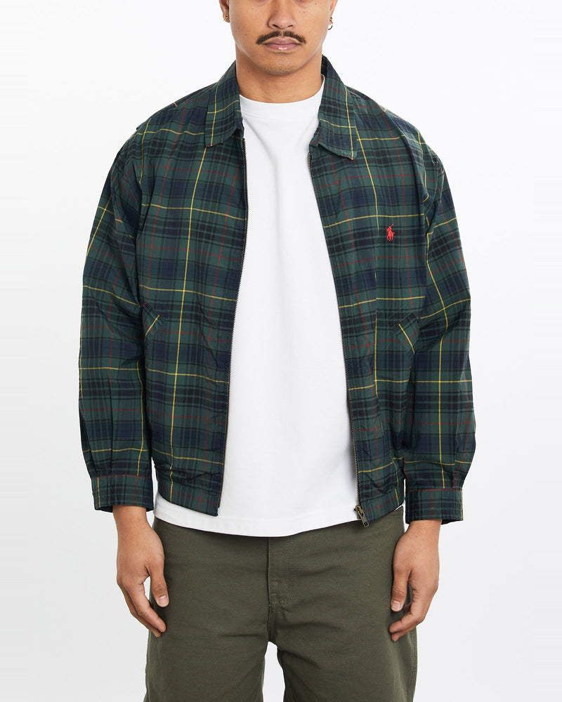 Vintage, 90s, Polo, Ralph, Lauren, Harrington, Jacket, The Real Deal, size medium, colour Multicolour, newtown, sydney, australia, thrift store, opshop, preloved, secondhand, sustainable, retro, antique, 70s, 80s, 90s, 2000s, 00s, fashion, clothing, streetwear, trendy, garment, style, boutique, store, shop, archive, sale, cheap, best, top, Jackets