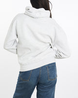 Vintage, 90s, Russell, Athletic, MLB, Atlanta, Braves, Hooded, Sweatshirt, The Real Deal, size medium, colour Grey, newtown, sydney, australia, thrift store, opshop, preloved, secondhand, sustainable, retro, antique, 70s, 80s, 90s, 2000s, 00s, fashion, clothing, streetwear, trendy, garment, style, boutique, store, shop, archive, sale, cheap, best, top, Sweats and hoodies