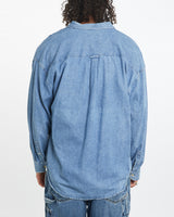 Vintage 90s Chaps Ralph Lauren Denim Button Up Shirt <br>XL , The Real Deal , newtown, sydney, australia, thrift store, opshop, preloved, secondhand, sustainable, retro, antique, 70s, 80s, 90s, 2000s, 00s, fashion, clothing, streetwear, trendy, garment, style, boutique, store, shop, archive, sale, cheap, best, top