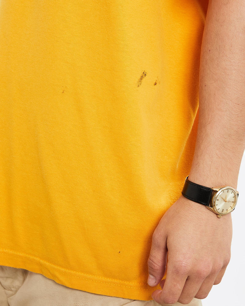 Vintage, Harley, Davidson, Tee, The Real Deal, size large, colour Yellow, newtown, sydney, australia, thrift store, opshop, preloved, secondhand, sustainable, retro, antique, 70s, 80s, 90s, 2000s, 00s, fashion, clothing, streetwear, trendy, garment, style, boutique, store, shop, archive, sale, cheap, best, top, T-Shirts