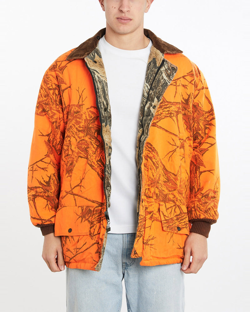 Vintage, 90s, Realtree, Camo, Reversible, Jacket, The Real Deal, size double extra large, colour Green, newtown, sydney, australia, thrift store, opshop, preloved, secondhand, sustainable, retro, antique, 70s, 80s, 90s, 2000s, 00s, fashion, clothing, streetwear, trendy, garment, style, boutique, store, shop, archive, sale, cheap, best, top, Jackets