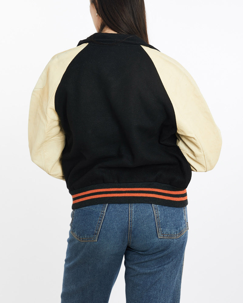 Vintage, 90s, Varsity, Jacket, The Real Deal, size medium, colour Multicolour, newtown, sydney, australia, thrift store, opshop, preloved, secondhand, sustainable, retro, antique, 70s, 80s, 90s, 2000s, 00s, fashion, clothing, streetwear, trendy, garment, style, boutique, store, shop, archive, sale, cheap, best, top, Jackets
