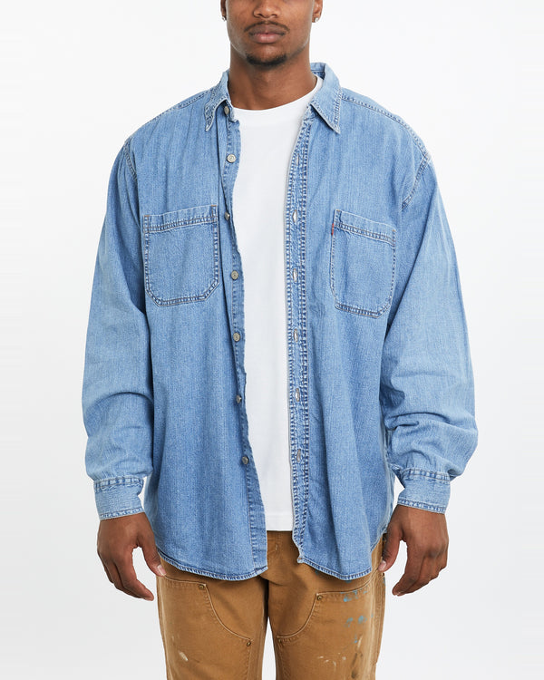 Vintage Levi's Denim Button Up Shirt <br>XL , The Real Deal , newtown, sydney, australia, thrift store, opshop, preloved, secondhand, sustainable, retro, antique, 70s, 80s, 90s, 2000s, 00s, fashion, clothing, streetwear, trendy, garment, style, boutique, store, shop, archive, sale, cheap, best, top
