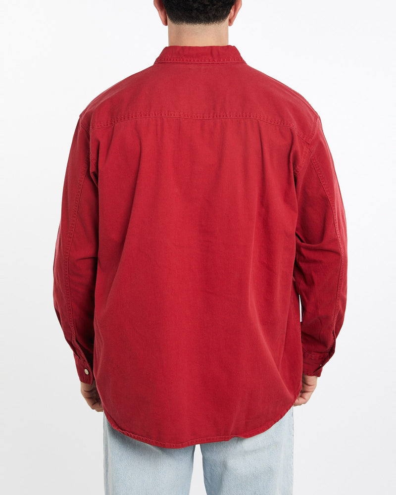 Vintage, Levi's, Button, Up, Shirt, The Real Deal, size double extra large, colour Burgundy, newtown, sydney, australia, thrift store, opshop, preloved, secondhand, sustainable, retro, antique, 70s, 80s, 90s, 2000s, 00s, fashion, clothing, streetwear, trendy, garment, style, boutique, store, shop, archive, sale, cheap, best, top, Shirts