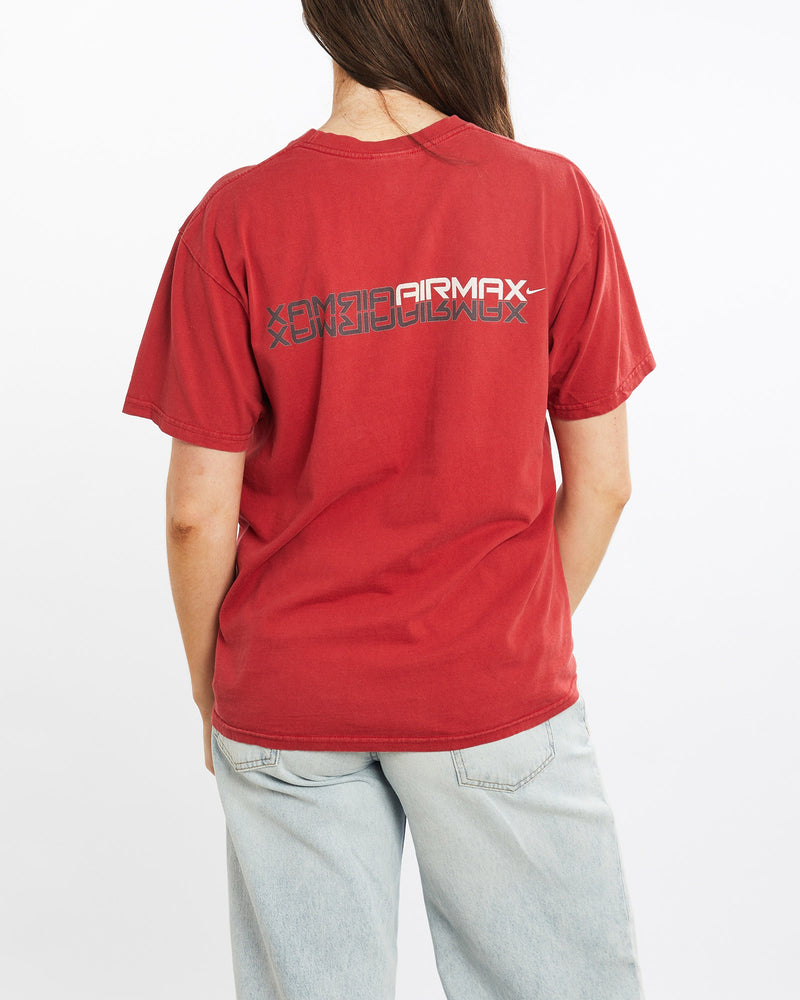 Vintage, Nike, Air, Max, Tee, The Real Deal, size medium, colour Red, newtown, sydney, australia, thrift store, opshop, preloved, secondhand, sustainable, retro, antique, 70s, 80s, 90s, 2000s, 00s, fashion, clothing, streetwear, trendy, garment, style, boutique, store, shop, archive, sale, cheap, best, top, T-Shirts