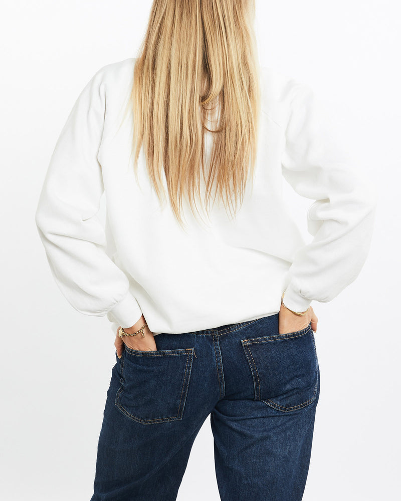 Vintage, 1988, Guess, USA, Sweatshirt, The Real Deal, size small, colour White, newtown, sydney, australia, thrift store, opshop, preloved, secondhand, sustainable, retro, antique, 70s, 80s, 90s, 2000s, 00s, fashion, clothing, streetwear, trendy, garment, style, boutique, store, shop, archive, sale, cheap, best, top, Sweats and hoodies