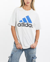 Vintage, 90s, Adidas, Gymnastics, Tee, The Real Deal, size small, colour Grey, newtown, sydney, australia, thrift store, opshop, preloved, secondhand, sustainable, retro, antique, 70s, 80s, 90s, 2000s, 00s, fashion, clothing, streetwear, trendy, garment, style, boutique, store, shop, archive, sale, cheap, best, top, T-Shirts